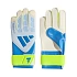 Dziecięce rękawice bramkarskie adidas Predator Training biało-żółto-niebieskie KA7793