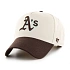 Brand `47 czapka z daszkiem Oakland Athletics Coop Sure Shot BCPTN-MDTTC18GWP-BN08
