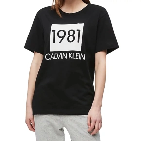 Damska koszulka z krótkim rękawem QS6343E-001 - Calvin Klein