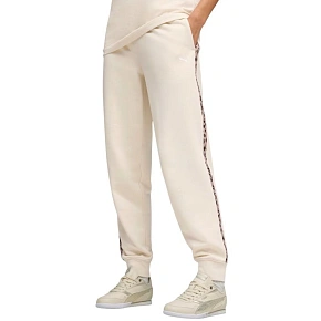 Spodnie damskie Puma ESS Graphic Animal Comfort beżowe 692464 87 dámské