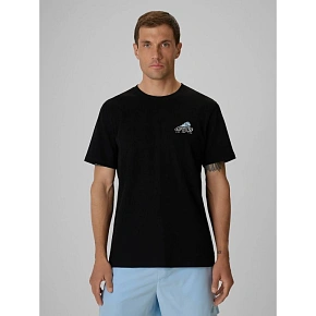 T-shirt regular z nadrukiem męski 4F 4FRSS26TTSHM4299-20S