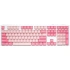 Ducky One 3 Gossamer Pink klawiatura Gaming USB US English Różowy, Biały