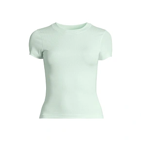 Koszulka damska CASALL Bold Rib Tee kolor zielony Koszulka damska CASALL Bold Rib Tee kolor zielony