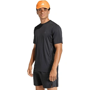 Koszulka męska adidas Tech Essentials Workout 3-Stripes czarna KQ7485 pánské Koszulka męska adidas Tech Essentials Workout 3-Stripes czarna KQ7485 pánské