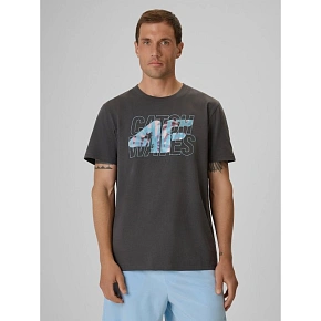 T-shirt regular z nadrukiem męski 4F 4FRSS26TTSHM4295-22S T-shirt regular z nadrukiem męski 4F 4FRSS26TTSHM4295-22S