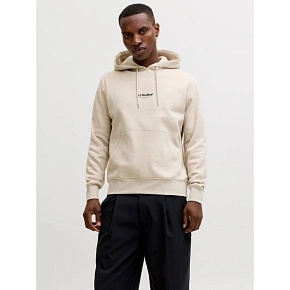 Jack&Jones męska bluza z kapturem JJESCHO SWEAT HOOD NOOS 12278789 MOONBEAM Jack&Jones męska bluza z kapturem JJESCHO SWEAT HOOD NOOS 12278789 MOONBEAM