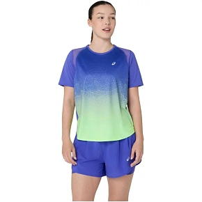 ASICS Road Fade SS Top 2012D420-400 Niebieskie L ASICS Road Fade SS Top 2012D420-400 Niebieskie L