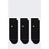 Skarpety Stance Icon Quarter 3 Pack - black