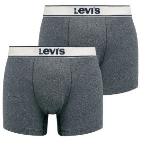Bokserki męskie 2Pack 37149-0399 Szary - Levi's