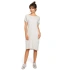 Sukienka dzienna B050 ecru - BeWear