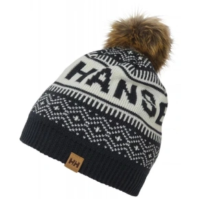 Unisex Winter Champow Beanie 67451-597 Czarny z białym - Helly Hansen
