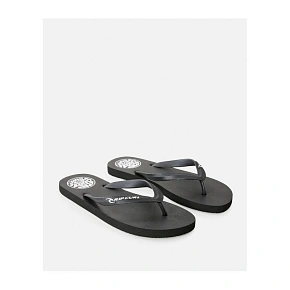 Japonki plażowe RIP CURL Icons Of Surf Bloom Open Toe czarne Japonki plażowe RIP CURL Icons Of Surf Bloom Open Toe czarne