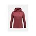Bluza damska PEAK PERFORMANCE W Trail Polartec Power Grid Zip Hood kolor czerwony