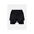 Szorty damskie PEAK PERFORMANCE W Discover 2-In-1 Shorts kolor czarny
