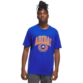 Koszulka męska adidas Varsity Crest niebieska JN2515 pánské
