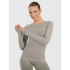 Longsleeve slim do jogi i pilatesu szybkoschnący damski 4F 4FWAW25TFLOF429-41A dámské