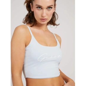 Damski crop top O1BA10KASI1 - G707- Miętowy - Guess
