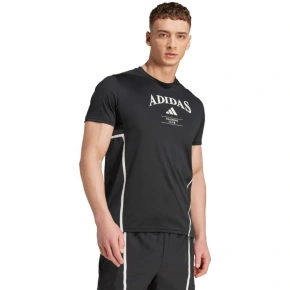 Koszulka męska adidas Designed for Training Legacy Heritage Tee czarna KA5284 pánské