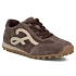 Skórzane półbuty damskie sneakersy zamszowe brązowe Filippo DP7961 dámské