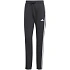Spodnie damskie adidas Essentials 3-Stripes French Terry Cuffed czarne JD5302 dámské