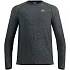 Koszulka z długim rękawem męska Odlo ESSENTIAL SEAMLESS T-shirt crew neck l/s szara