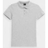 Damska koszulka polo W H4Z22TSD356CLEANLAY GRAYMELANGE - 4F