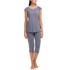 Piżama damska Desdemona 12158-500 szara - Vamp