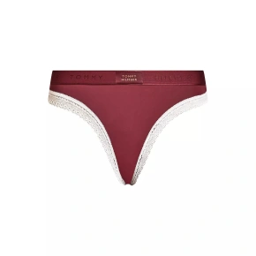 Majtki damskie BIKINI UW0UW04813 VLP bordowy - Tommy Hilfiger
