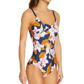 Stroje kąpielowe jednoczęściowe 7743 M1 w kwiaty - Anita