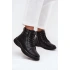Dámské kotníkové boty 24BT02-7978 Černá - Unisoft