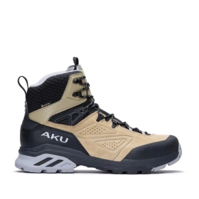Aku buty trekkingowe męskie Reactive Gore-tex turystyczne za kostkę beżowe