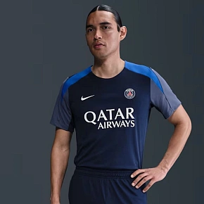 Koszulka męska Nike PSG Strike granatowa HJ7758 411 pánské Koszulka męska Nike PSG Strike granatowa HJ7758 411 pánské