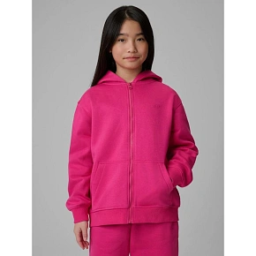 Bluza dziewczęca z kapturem 4F 4FJRSS26TSWSF2715-54S dzieci