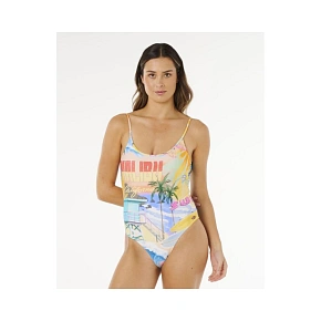 Kostium damski RIP CURL Hotel Malibu Cheeky One Piece multikolor Kostium damski RIP CURL Hotel Malibu Cheeky One Piece multikolor