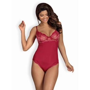 Eleganckie pluszowe body Rosalyne - Obsessive