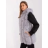 Kamizelka damska AT KZ 2379.96P szara - Wełna Fashion