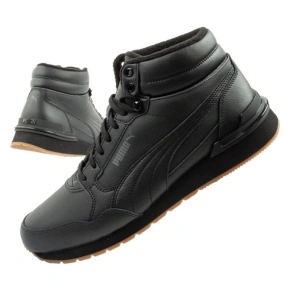 Puma ST Runner v4 Mid buty sportowe męskie sneakersy za kostkę czarne
