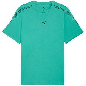 Koszulka męska Puma Tape Tee zielona 691693 40 pánské