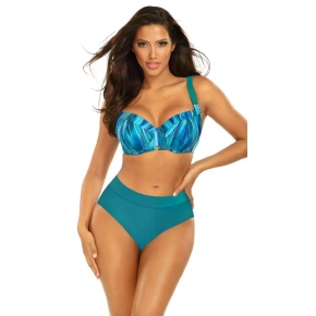 Damski dwuczęściowy strój kąpielowy Puerto Rico 4 S995PO4-1 marine. zielono-niebieski - selfie