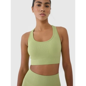 Biustonosz treningowy bezszwowy z niskim wsparciem damski 4F 4FRSS25USBAF154-42S Biustonosz treningowy bezszwowy z niskim wsparciem damski 4F 4FRSS25USBAF154-42S