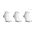 Rogelli skarpetki biegowe CORE 3pack białe 44-47