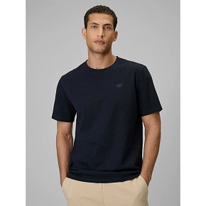 T-shirt regular gładki męski 4F 4FRSS26TTSHM4087-31S