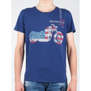 T-shirt Wrangler S/S Biker Flag Tee W7A53FK 1F