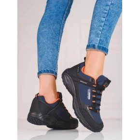 Damskie buty trekkingowe I096N/OR - DK Damskie buty trekkingowe I096N/OR - DK