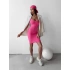Sukienka damska 279133 neonowy róż - Ola Voga