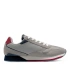 Buty męskie NOBIL003A-LGR001 szaro-biało-czerwony - Ralph Lauren