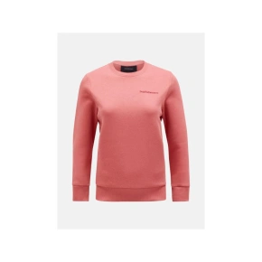 Bluza Peak Performance W Original Small Logo Crew różowy