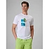 T-shirt regular z nadrukiem męski 4F 4FRSS26TTSHM4303-10S