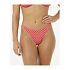 Majtki kąpielowe RIP CURL Shell Cove High Leg Cheeky czerwone