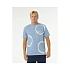 Koszulka męska RIP CURL Pacific Rinse Fin Tee niebieska
